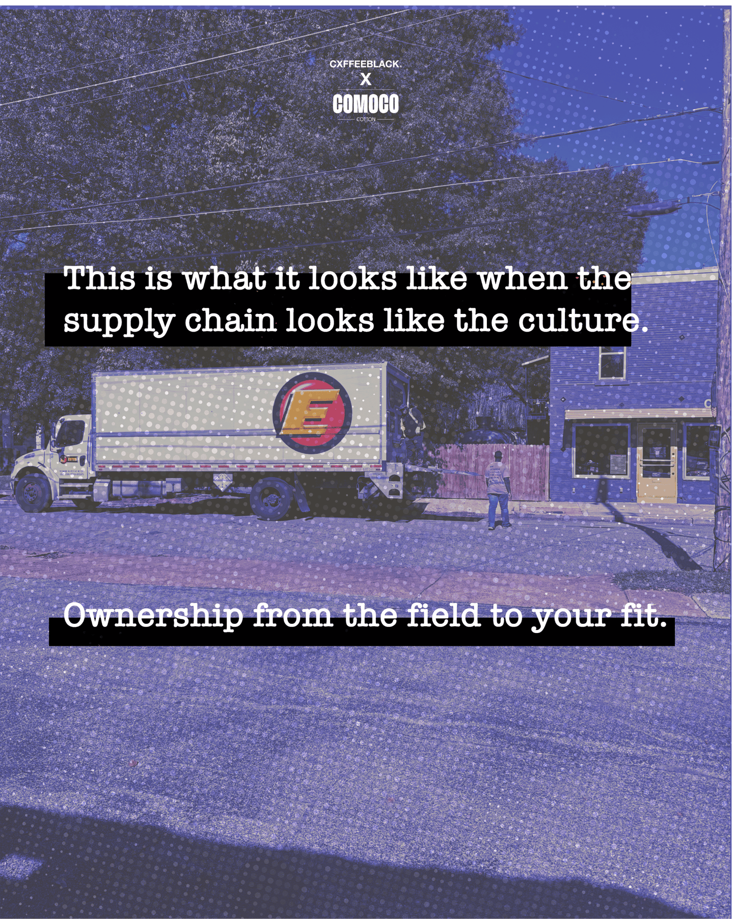 Cxffeeblack x Comoco Cotton: The First All-Black Supply Chain Hoodie