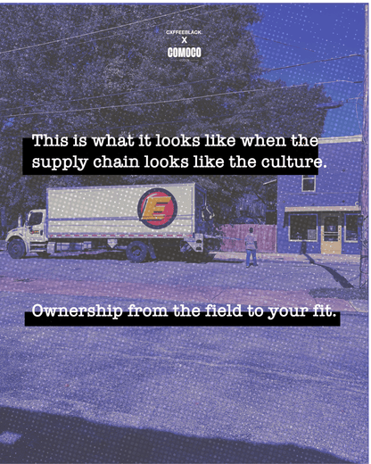 Cxffeeblack x Comoco Cotton: The First All-Black Supply Chain Hoodie