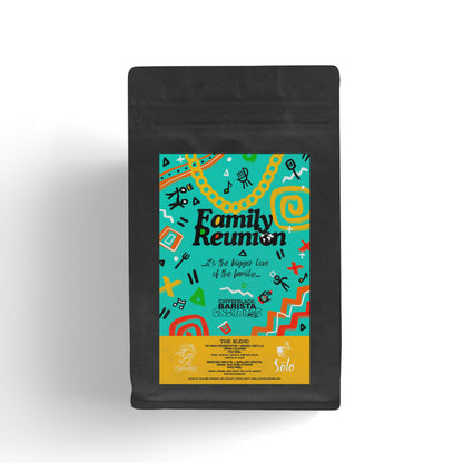 Family Reunion: diasporic washed & natural process afro colombian x ethiopian blend // sourced through our Black supply chain partners across the diaspora.
