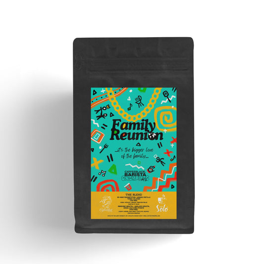 Family Reunion: diasporic washed & natural process afro colombian x ethiopian blend // sourced through our Black supply chain partners across the diaspora.