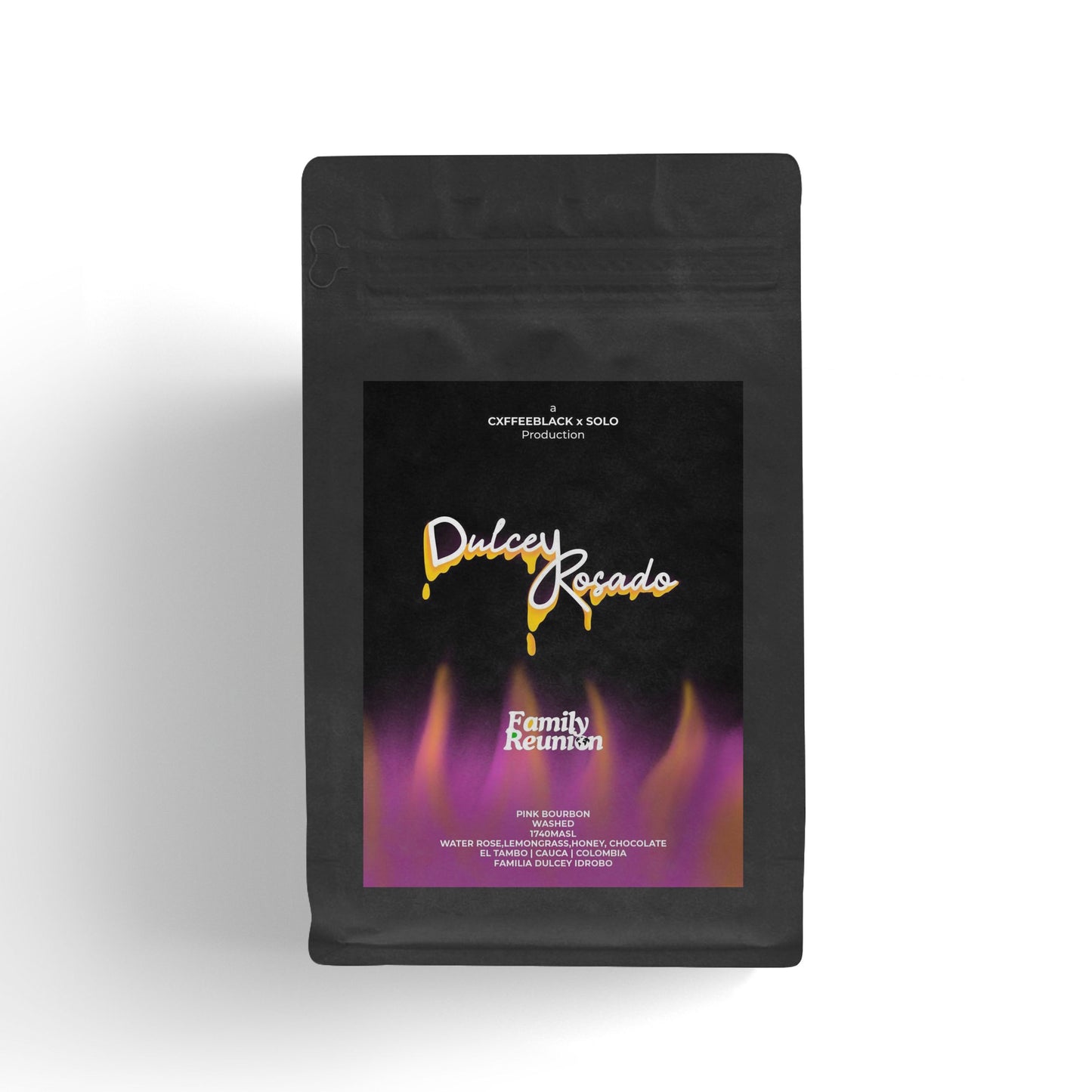Dulcey Rosado: afro-colombian washed process pink bourbon microlot // sourced from our afro-colombian fam at Familia Dulcey Idrobo.