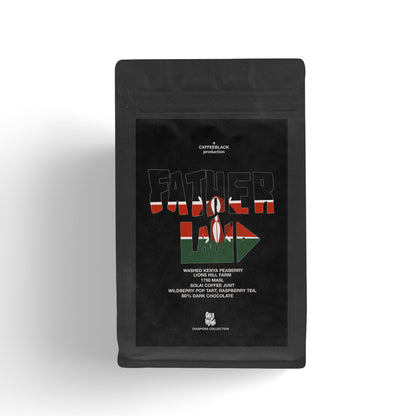 Fatherland: kenyan washed process SL28 x Ruiru 11 x Batian microlot // sourced from our kenyan fam Stephen & Margaret Kuria of Solai Coffee at Liwani Estate, Nakuru.